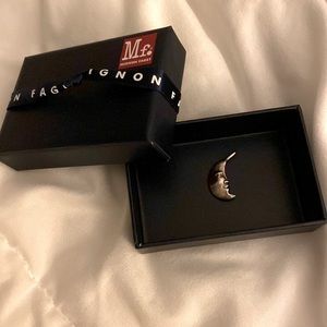 Mignon Faget half moon pendent.
